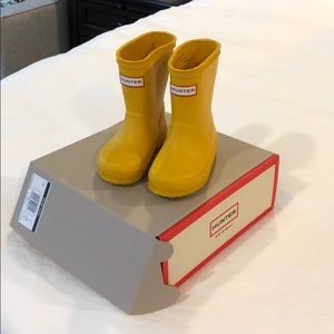 Hunter Kids First Classic Boots Yellow, US 5